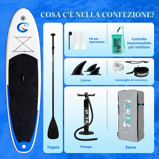 FunWater SUP Tavola da surf gonfiabile completa