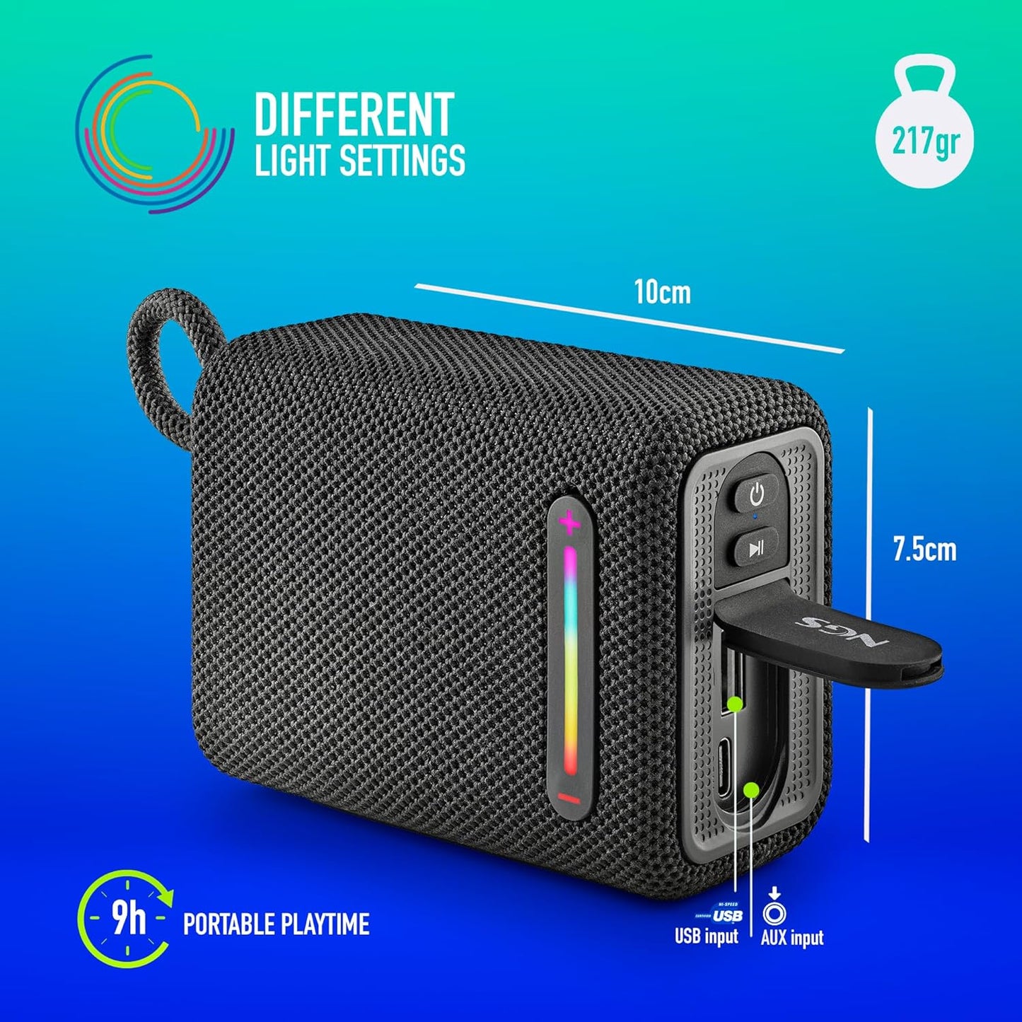 NGS Roller Furia 1 Battery Life 9 Hours
