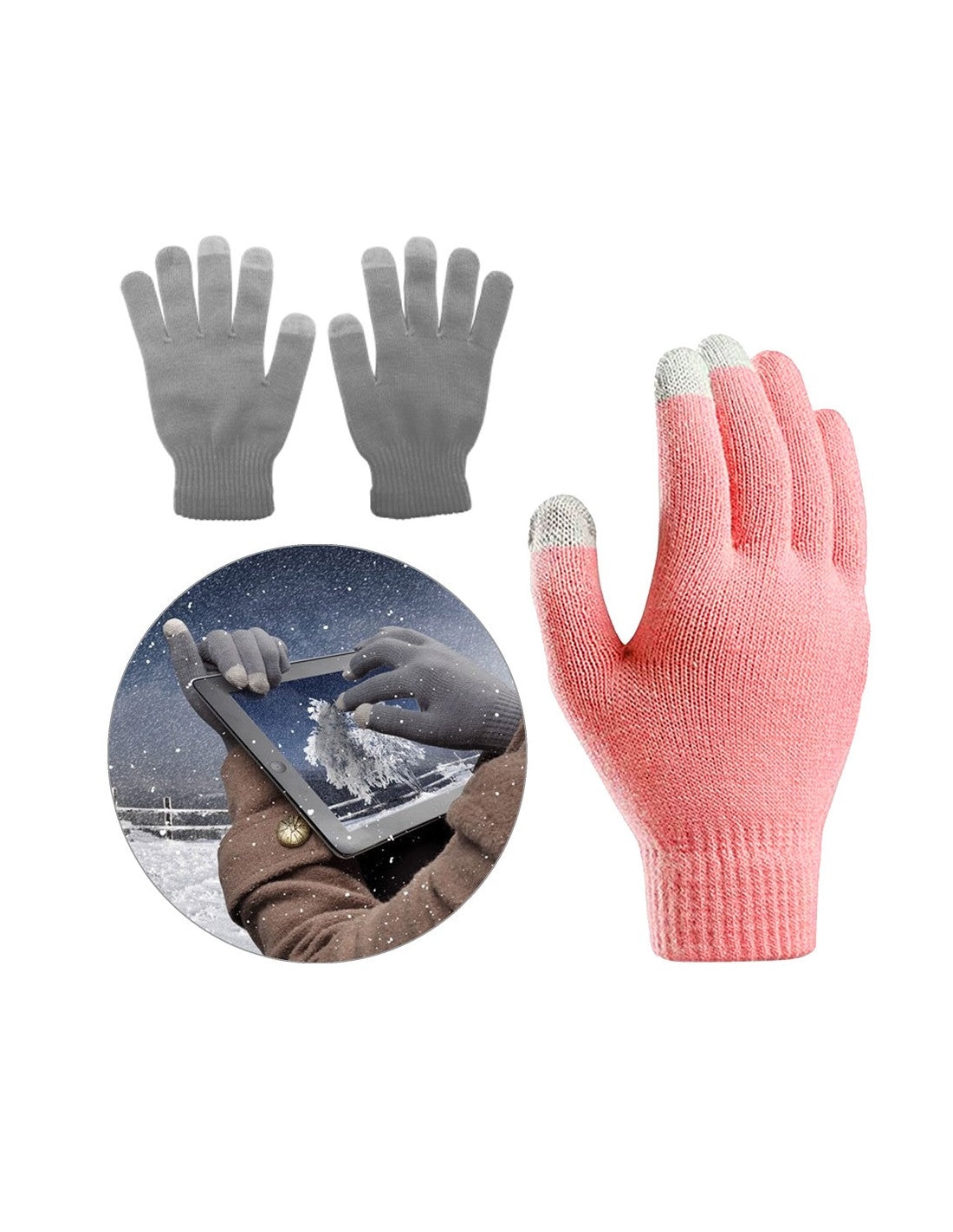 Universal touch screen gloves
