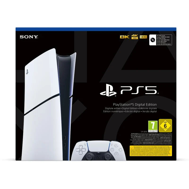 PlayStation 5 1TB DIGITAL EDITION Slim (NEW WITH DAMAGED BOX)