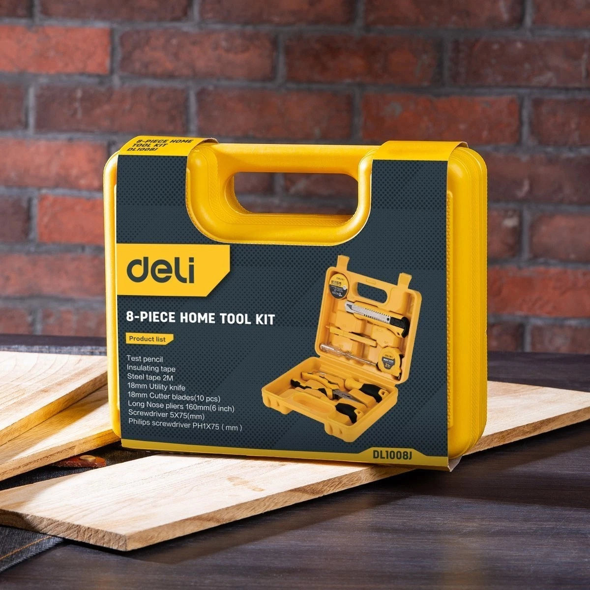 8-piece home toolbox